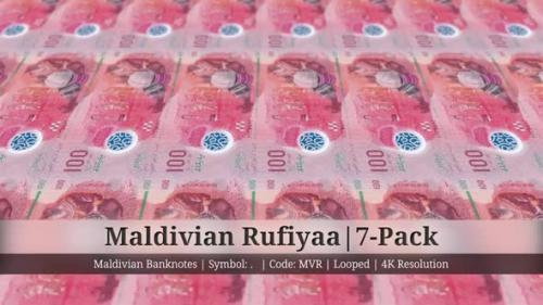 Videohive - Maldivian Rufiyaa | Maldives Currency - 7 Pack | 4K Resolution | Looped - 35303622 - 35303622