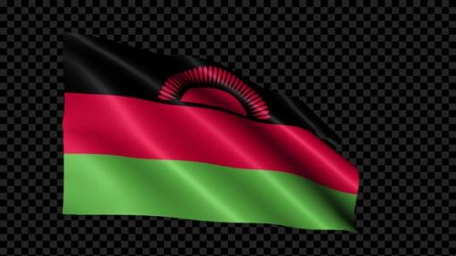 Videohive - Malawi Flag Blowing In The Wind - 35306651 - 35306651