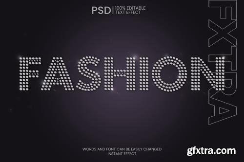 Diamond Strass Text Effect PSD