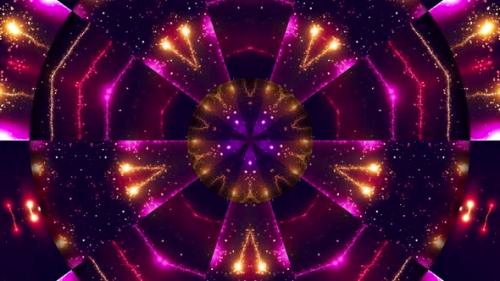 Videohive - Purple Fireworks Kaleidoscope - 35306905 - 35306905