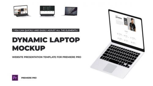 Videohive - Dynamic Laptop Mockup - Website Presentation - 35111614 - 35111614