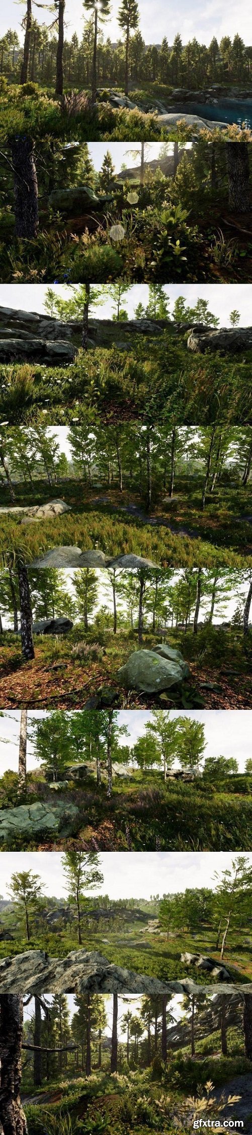 Unreal Engine – Landscape Pro 3 - Automatic Natural Environment Creation Tool