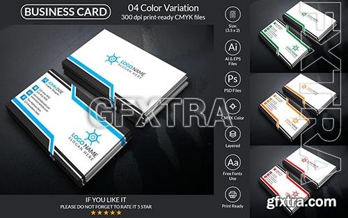 Clean And Modern Business Card Design - Corporate Identity Template o72792