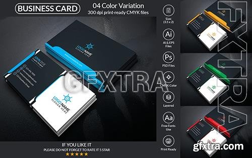 Business Card Design Corporate Identity o91654