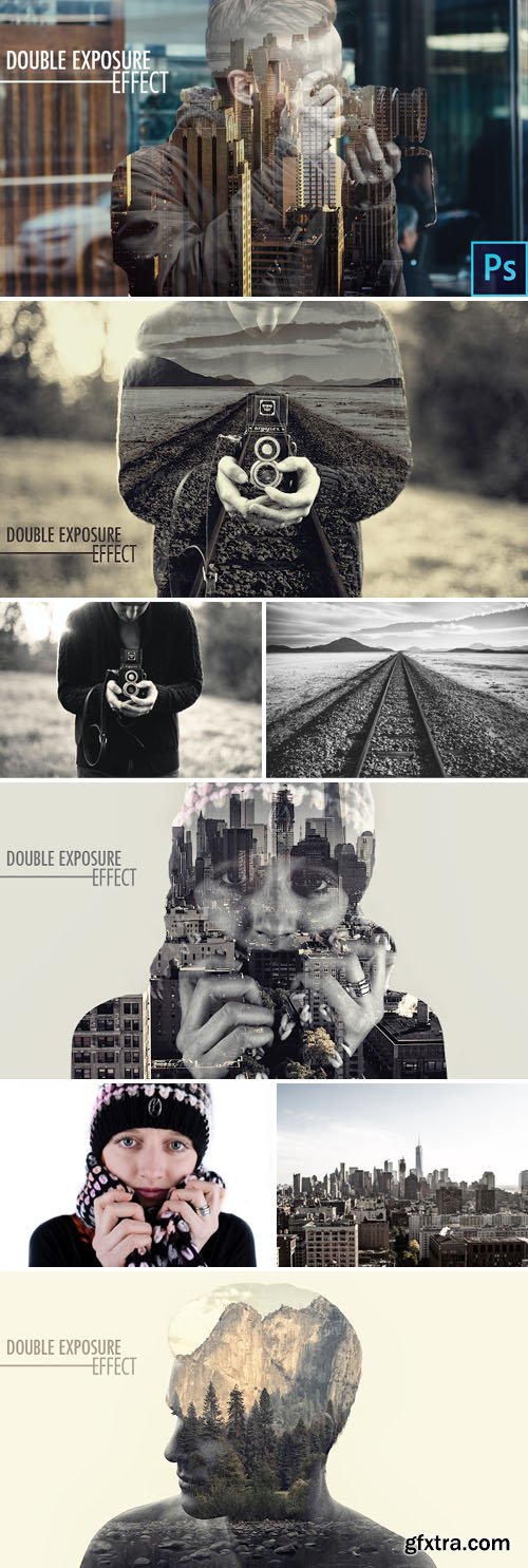 Double Exposure Vol.3 - Photoshop Effect +Tutorial