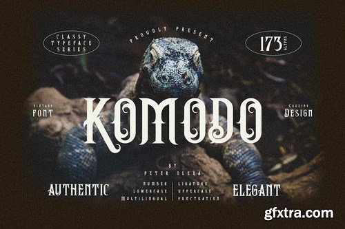 Komodo Decoative Font