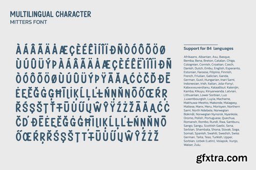 Mitters Font