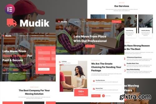 ThemeForest - Mudik v1.0.0 - Moving & Transportation Services Elementor Template Kit - 35383559