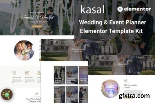 ThemeForest - Kasal v1.0.0 - Wedding & Event Planner Elementor Template Kit - 35400211
