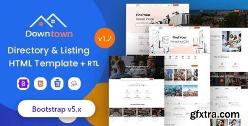 ThemeForest - Downtown v1.2 - Directory Listing Bootstrap 5 Template - 27955057