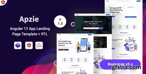 ThemeForest - Apzie v1.3 - Angular 13 App & SaaS Landing Page Template - 27927003