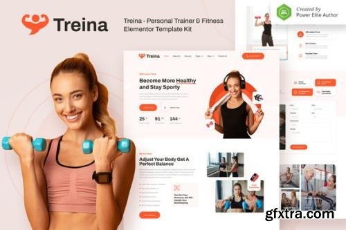 ThemeForest - Treina v1.0.0 - Personal Trainer & Fitness Elementor Template Kit - 35414575