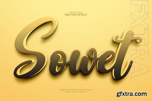 Sowet editable premium psd text effect maker