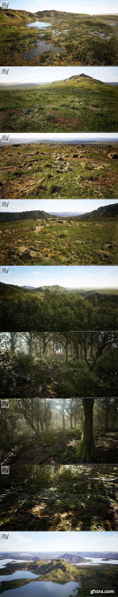Unreal Engine – MW Meadow Wetlands Landscape