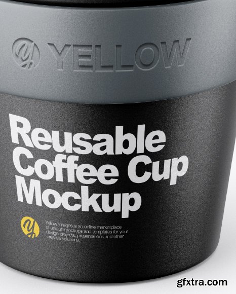 Reusable Coffee Cup Mockup 28623