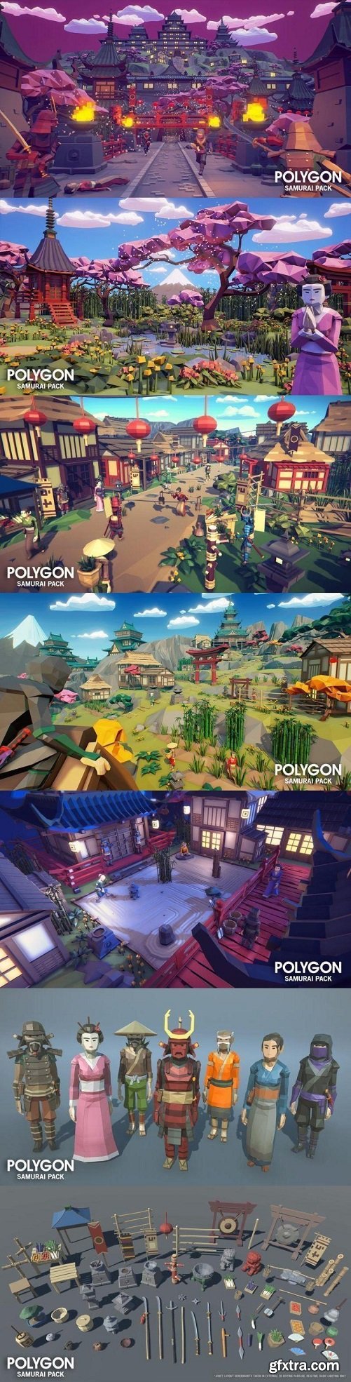 Unreal Engine – POLYGON – Samurai Pack