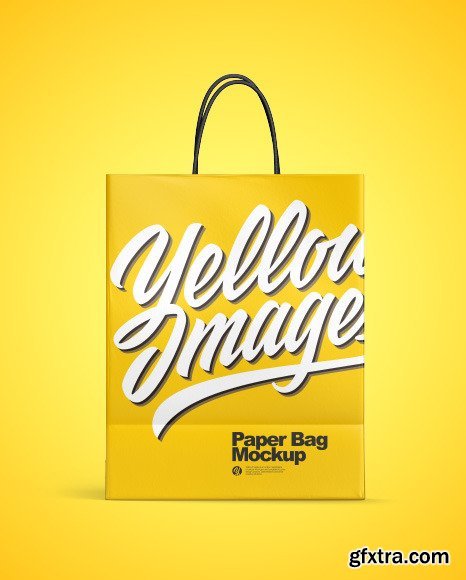 Matte Shopping Bag w Rope Handles Mockup 53388