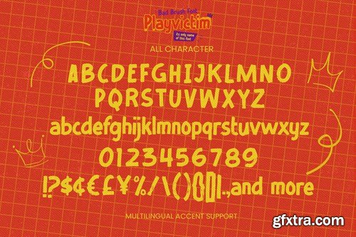 Playvictim - Bad Brush Font