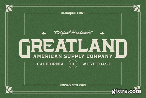 Darkloard Family Font