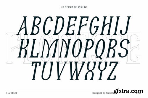 Floreste - Modern Wavy Serif