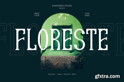 Floreste - Modern Wavy Serif