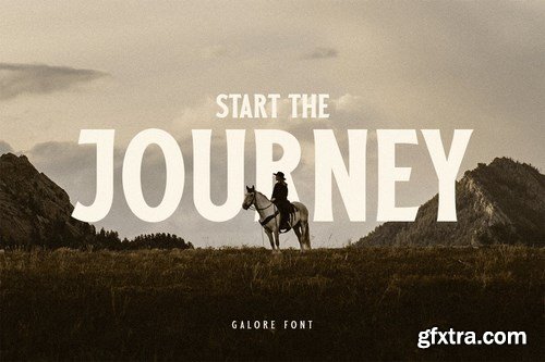 Galore - Stylish Vintage Font Family