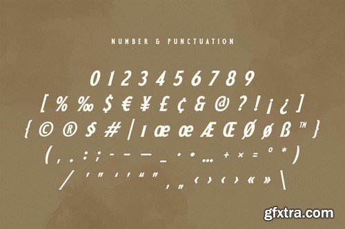 Galore - Stylish Vintage Font Family