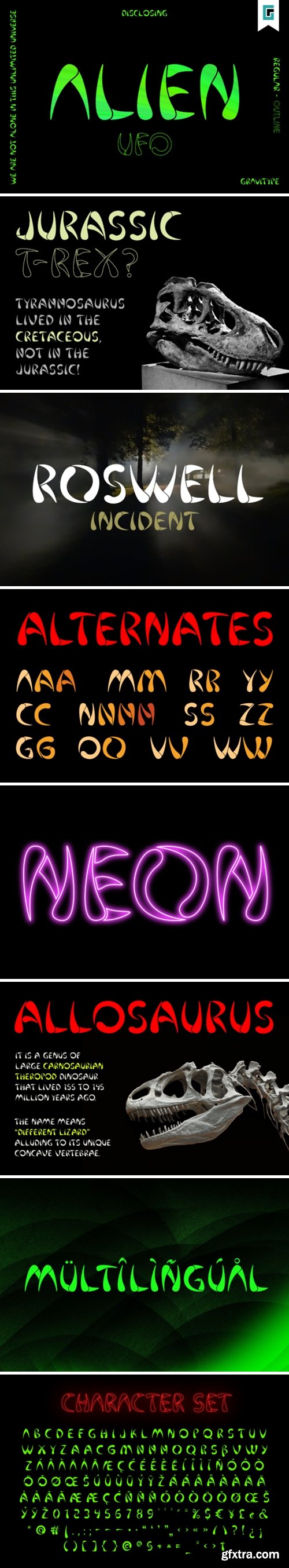 Alien Ufo Font