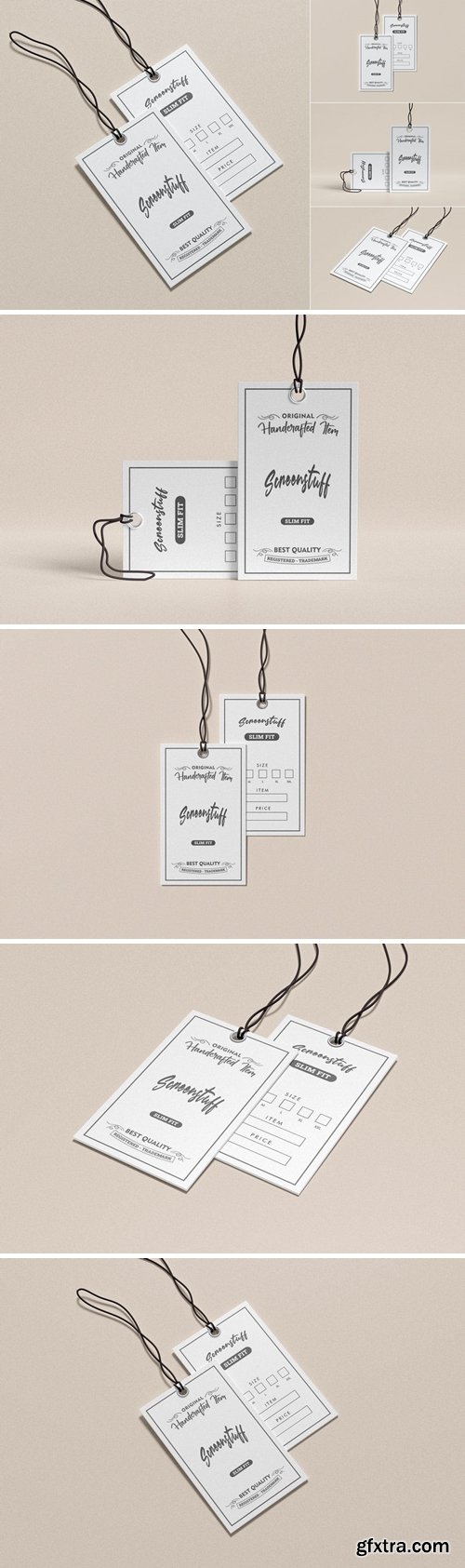 Label Tag Mockup