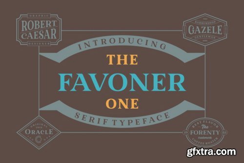 Favoner One Font Family - 2 Fonts