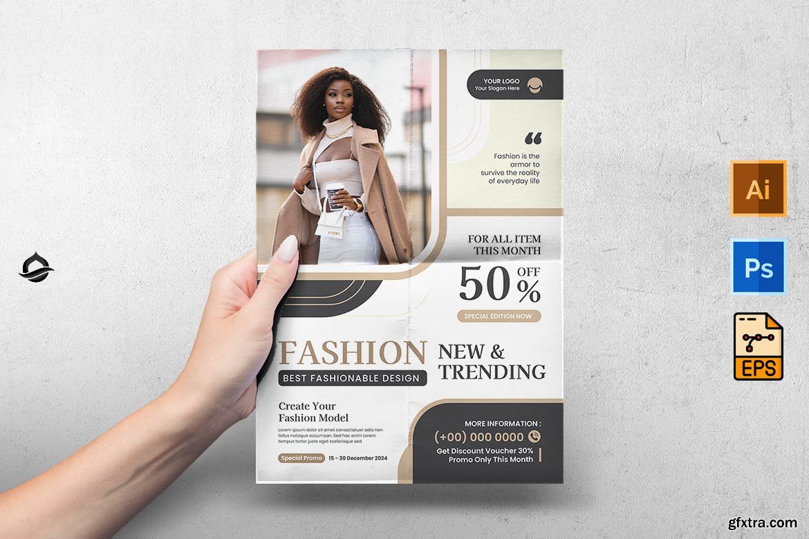 Fashion New Promo Flyer Instagram post Template GFxtra