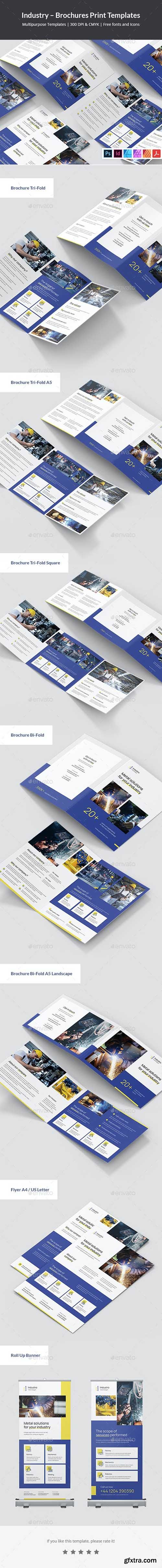 GraphicRiver - Industry – Brochures Package Print Templates 35423514