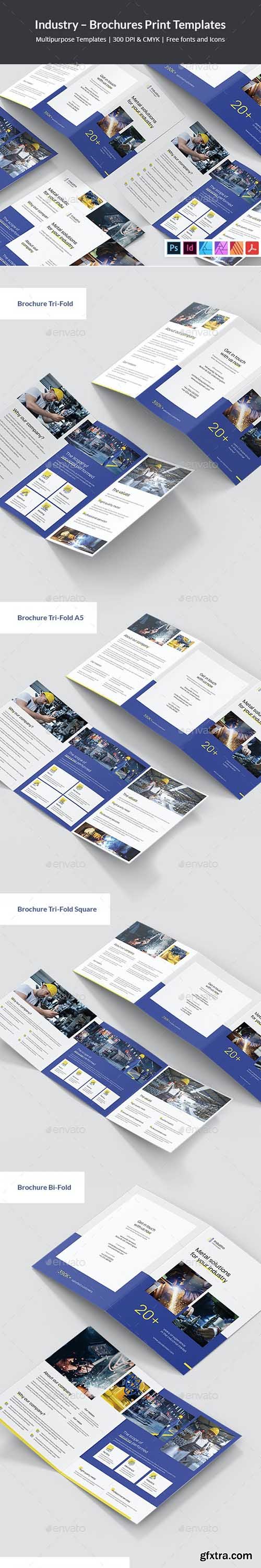 GraphicRiver - Industry – Brochures Package Print Templates 35423514