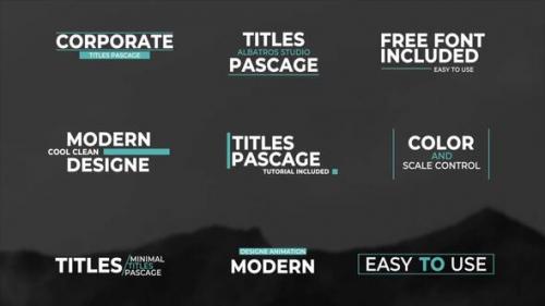 Videohive - Clean Titles | Premiere Pro Templates - 35467159 - 35467159