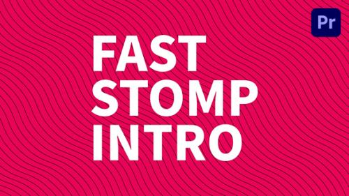 Videohive - Fast Stomp Intro | Mogrt - 35477357 - 35477357