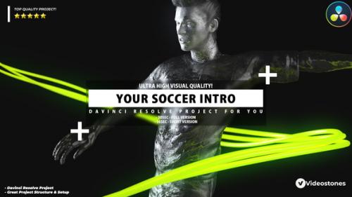 Videohive - Your Soccer Intro - Soccer Promotion Davinci Resolve - 35484892 - 35484892