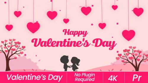 Videohive - Valentines Day Intro | MOGRT - 35495097 - 35495097