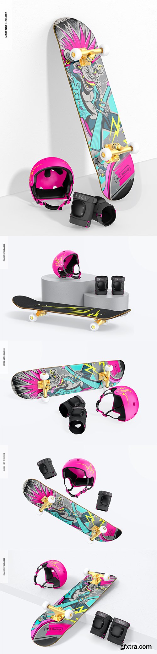 Skate scene mockup