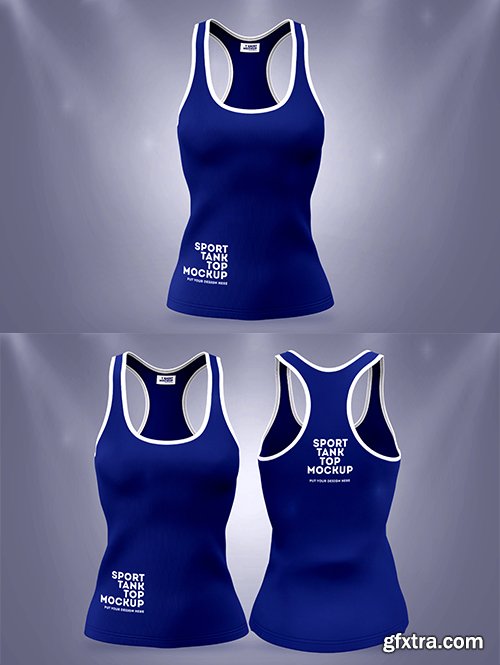 Showcase tank top mockup