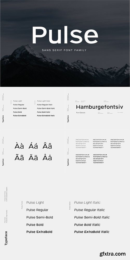 Pulse Sans Typeface 2976953