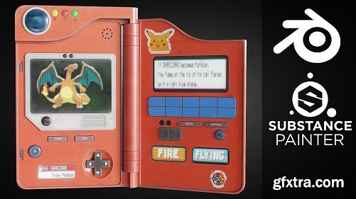 Creating a Pokedex in Blender and Substance Painter