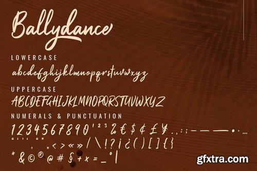 Ballydance - Handwritten Script Font