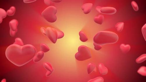 Videohive - The Valentine's Hearts Background - 35492068 - 35492068