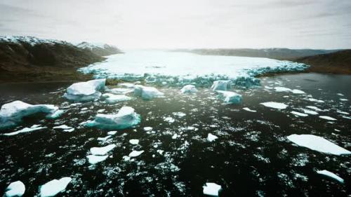 Videohive - Panoramic View of Big Glacier at Alaska - 35495660 - 35495660