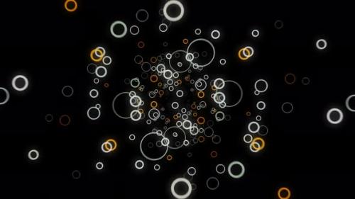 Videohive - Many small rings moving towards the camera - 35377161 - 35377161