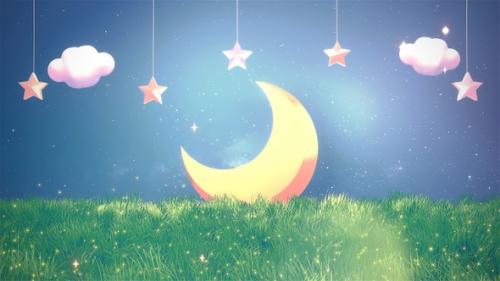 Videohive - Moon and Grass - 35414634 - 35414634