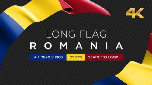 Videohive - Long Flag Romania - 35416639 - 35416639