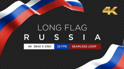 Videohive - Long Flag Russia - 35416753 - 35416753