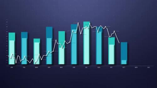 Videohive - Business Presentation Bar Graph Chart - 35416985 - 35416985