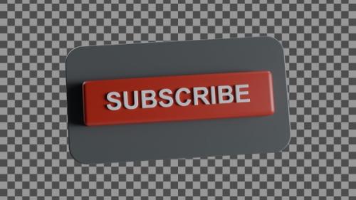 Videohive - Youtube LIKE SUBSCRIBE BELL button | UHD | 60fps - 35425478 - 35425478